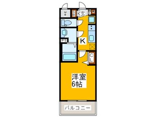 ララプレイス玉造パルク(205)の物件間取画像